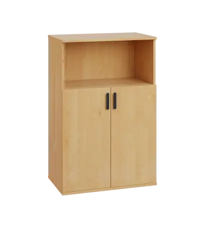 LN 3 - 7DN kancelářská skříň, 2-dveřová/nika, 1107x720x400, javor horský